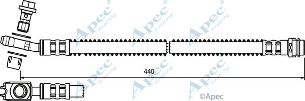 APEC BRAKING Jarruletku HOS3743